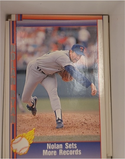 1991 Pacific Texas Express #186 Nolan Ryan Texas Rangers — front
