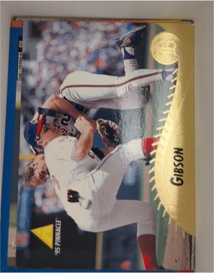 1995 Pinnacle #349 Kirk Gibson — front