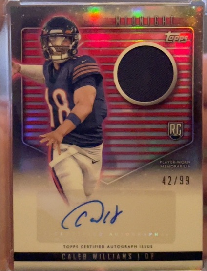 2024 Topps Midnight #RJA-CW Caleb Williams — front