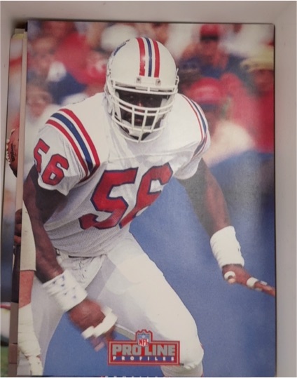 1992 Pro Line Profiles #422 Andre Tippett — front