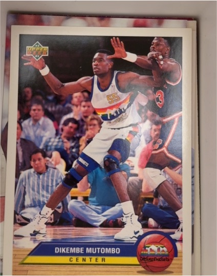 1992-93 Upper Deck #P10 Dikembe Mutombo — front