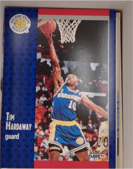 1991 Fleer #65 Tim Hardaway — front