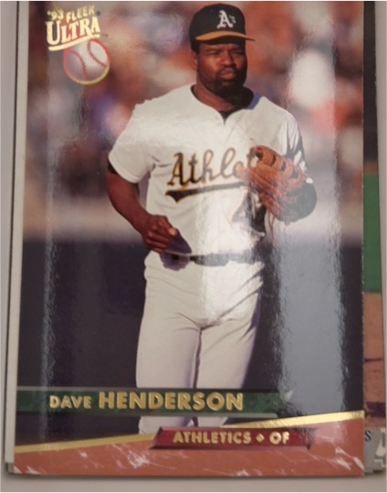 1993 Fleer Ultra #244 Dave Henderson — front