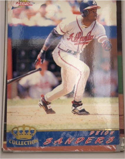 1994 Pacific #21 Deion Sanders — front