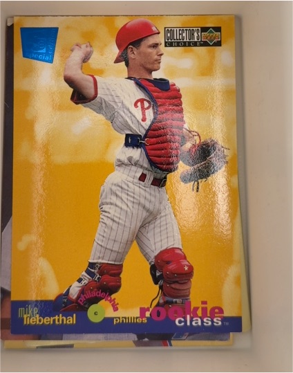 1995 Upper Deck Collector's Choice SE #24 Mike Lieberthal Rookie Class — front