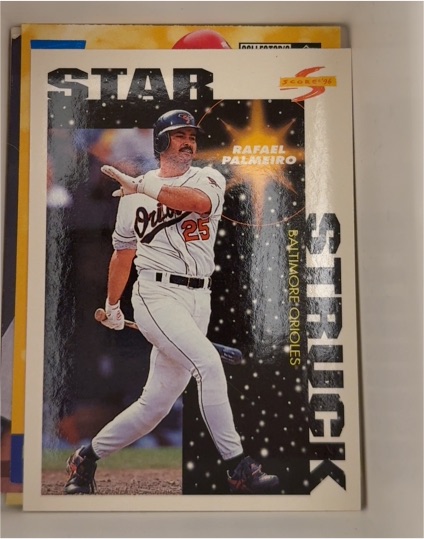 1996 Score #363 Rafael Palmeiro — front