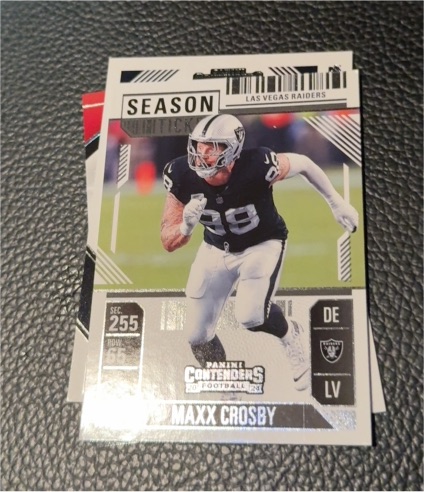 2024 Panini Contenders Season Ticket #255 Maxx Crosby — front