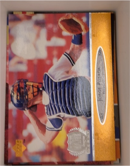 1996 Upper Deck Major League Debut #159 Jorge Posada — front