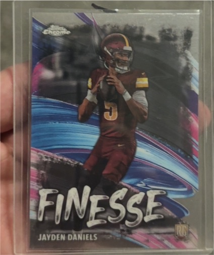 2024 Topps Chrome #F-3 Jayden Daniels Finesse — front