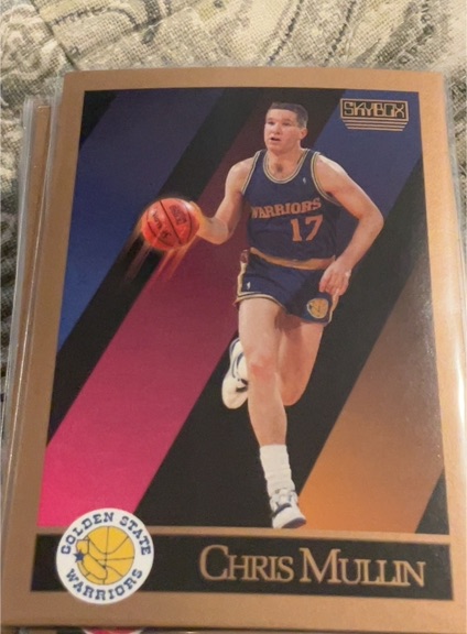 1990-91 SkyBox #98 Chris Mullin — front