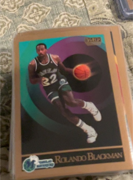 1990-91 SkyBox #60 Rolando Blackman — front
