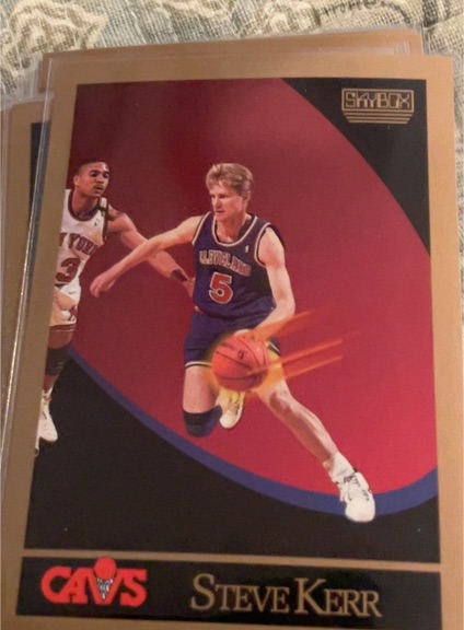 1990-91 SkyBox #52 Steve Kerr — front