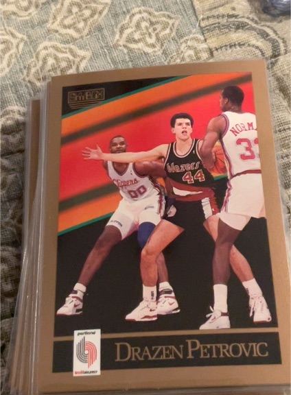1990 SkyBox #237 Drazen Petrovic — front