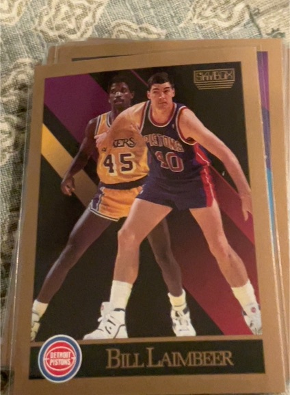 1990-91 Skybox #90 Bill Laimbeer — front