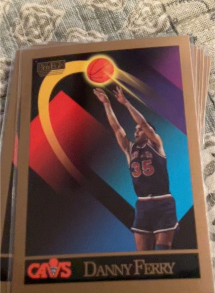 1990-91 SkyBox #374 Danny Ferry Cleveland Cavaliers — front