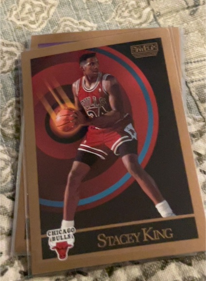 1990 Skybox #42 Stacey King — front