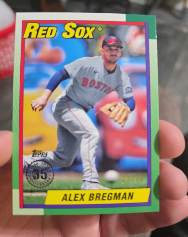 2025 Topps Series 2 35th Anniversary #90B2-10 Alex Bregman — front