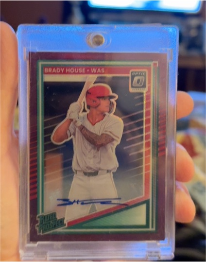 2025 Donruss Optic Rated Prospect #125 Brady House — front