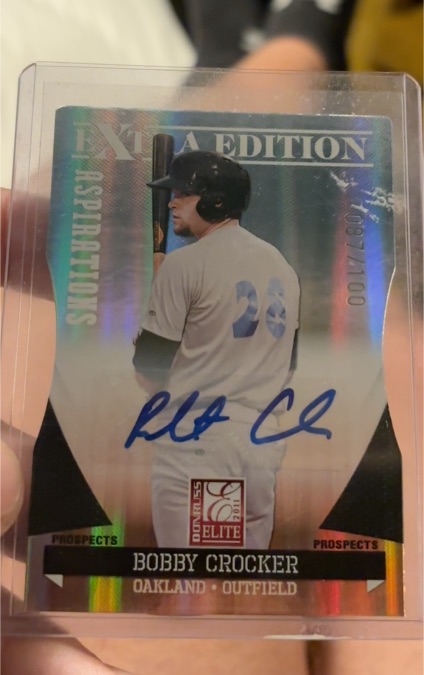 2011 Donruss Elite Extra Edition #X Bobby Crocker — front