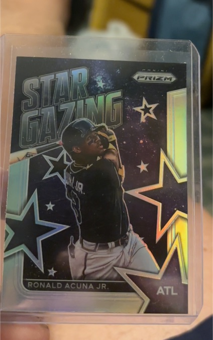 2022 Panini Prizm Star Gazing #SG-4 Ronald Acuna Jr. — front