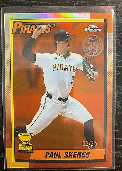 2025 Topps Chrome #90CB-13 Paul Skenes — front