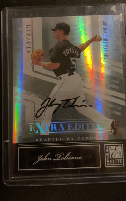 2007 Donruss Elite Extra Edition Turn of the Century # John Tolisano — front