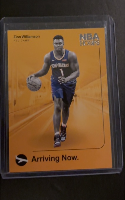 2019-20 Panini NBA Hoops Arriving Now #2 Zion Williamson — front