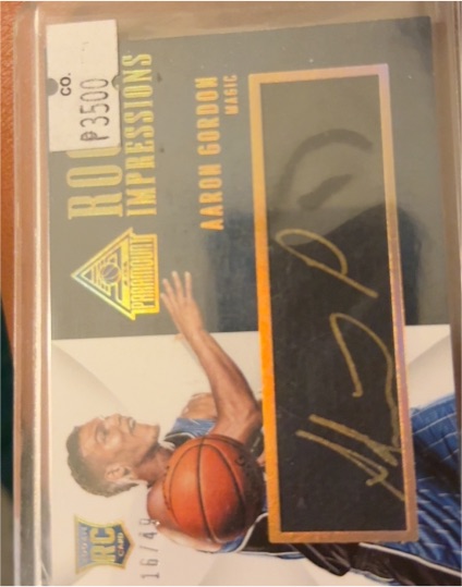 2012 Panini Limited Rookie Impressions #ROO Aaron Gordon — front