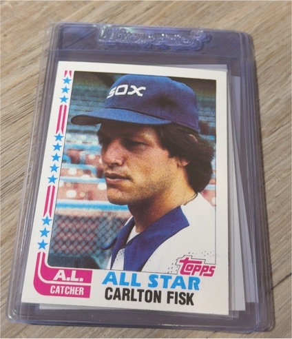 1982 Topps #554 Carlton Fisk — front