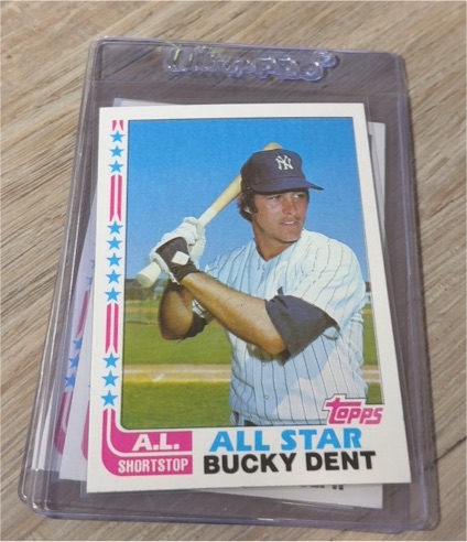1982 Topps #550 Bucky Dent — front