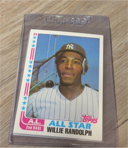1982 Topps #548 Willie Randolph — front