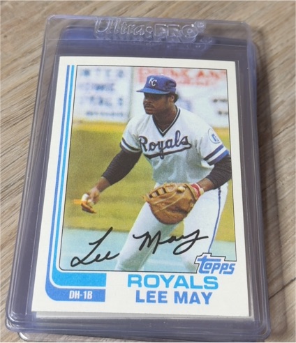 1982 Topps #132 Lee May — front