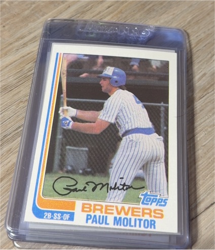 1982 Topps #195 Paul Molitor — front