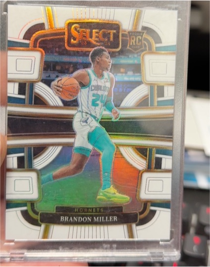 2023-24 Panini Select #80 Brandon Miller — front