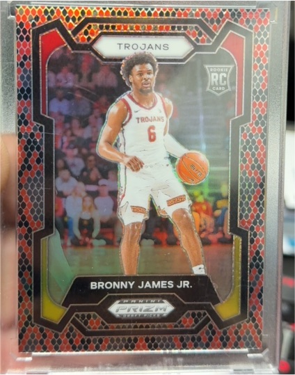 2024 Panini Prizm Draft Picks #86 Bronny James Jr. — front