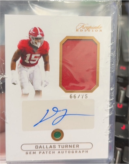 2024 Keepsake Multi-Sport Edition #66 Dallas Turner — front
