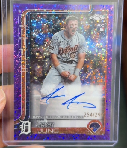 2025 Topps Chrome #RA-JJ Jace Jung — front