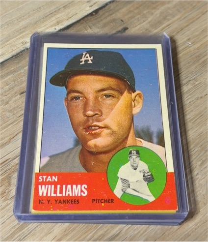 1963 Topps #42 Stan Williams — front