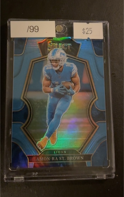 2022 Panini Select #133 Amon-Ra St. Brown — front