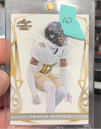 2023 Leaf Trinity #56 Travis Hunter — front