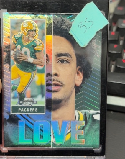 2023 Panini Contenders Optic #Jordan Love Splitting Image — front