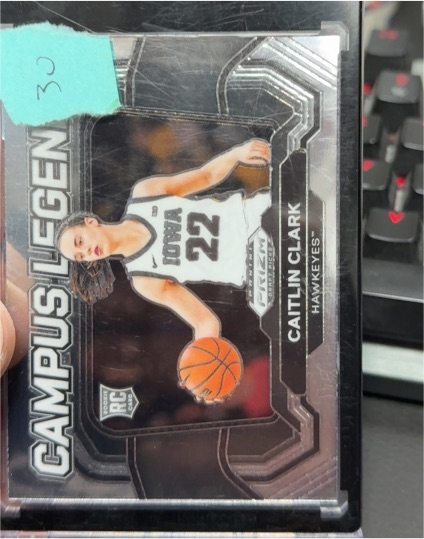 2024 Panini Prizm Draft Picks #5 Caitlin Clark Campus Legends — front