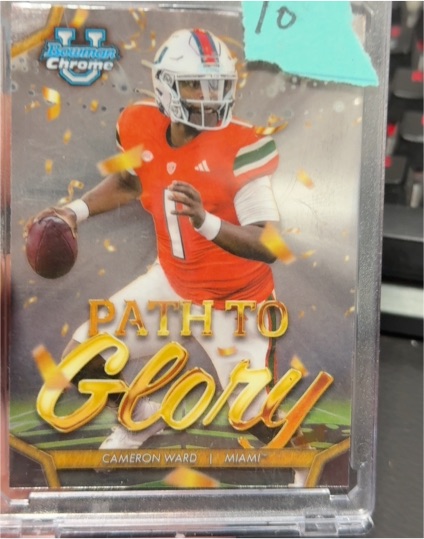 2024 Bowman University Chrome #PG-17 Cameron Ward Path To Glory — front