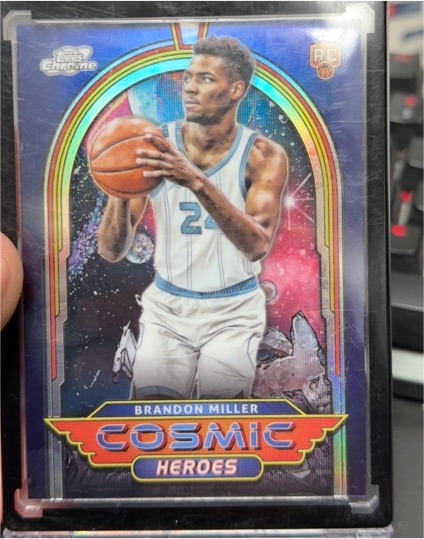 2024 Topps Chrome Cosmic Heroes Brandon Miller — front