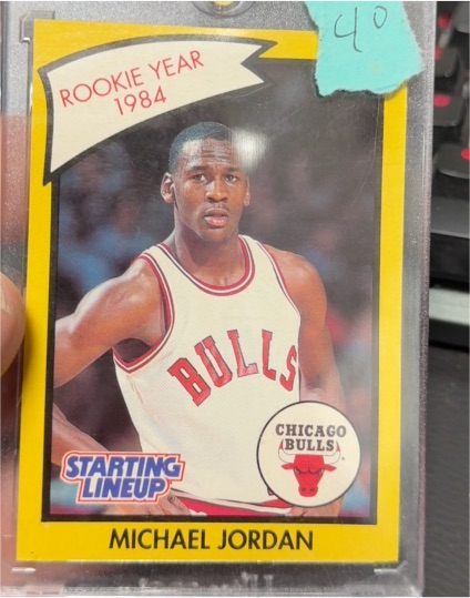 1990 Kenner Starting Lineup Rookie Year 1984 Michael Jordan — front