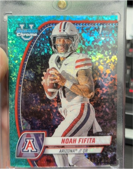 2024 Bowman University Chrome #140 Noah Fifita — front