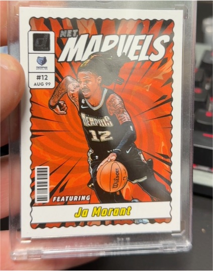 2023-24 Donruss #12 Ja Morant Net Marvels — front