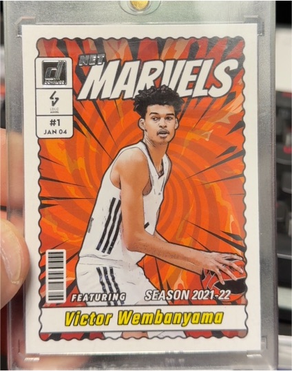 2023-24 Panini Donruss Euroleague Net Marvels #1 Victor Wembanyama — front