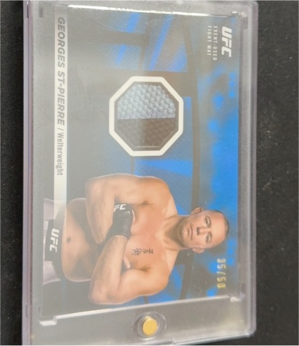 2018 Topps UFC Knockout #35/50 Georges St-Pierre — front