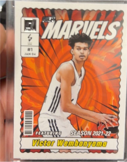 2023-24 Panini Donruss Euroleague Net Marvels #1 Victor Wembanyama — front